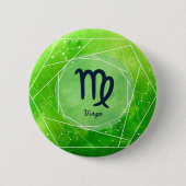 Badge Rond 5 Cm Virgo Zodiac (Devant)