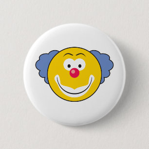 Badge Rond 5 Cm Visage de clown
