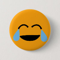 Visage de rire drôle Orange Emoticon Emojii