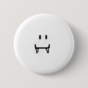 Badge Rond 5 Cm visage de vampire
