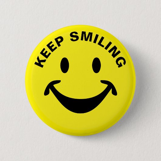 Badge Rond 5 Cm Visage drôle + votre backg. et idées (Devant)