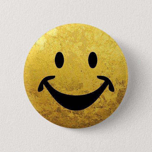 Badge Rond 5 Cm Visage drôle + votre backg. et idées (Devant)
