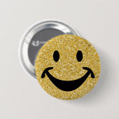 Badge Rond 5 Cm Visage drôle + votre dos. & idées (Devant & derrière)