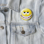 Badge Rond 5 Cm Visage énorme de sourire (En situation)
