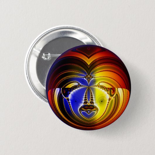 Badge Rond 5 Cm Visage factuel (Devant & derrière)