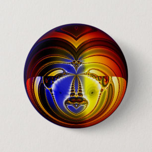 Badge Rond 5 Cm Visage factuel