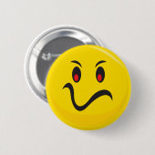 Badge Rond 5 Cm visage fou (Devant & derrière)