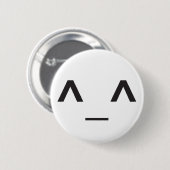 Badge Rond 5 Cm Visage heureux d'Anime (Devant & derrière)