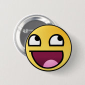 Badge Rond 5 Cm Visage impressionnant (Devant & derrière)