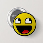 Badge Rond 5 Cm Visage impressionnant ! (Devant & derrière)