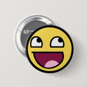 BADGE ROND 5 CM VISAGE IMPRESSIONNANT ! (Devant & derrière)