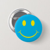 Badge Rond 5 Cm Visage Joyeux Rétro (Devant & derrière)