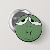 Badge Rond 5 Cm Visage malade (Devant & derrière)