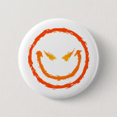 Badge Rond 5 Cm Visage mauvais (Devant)