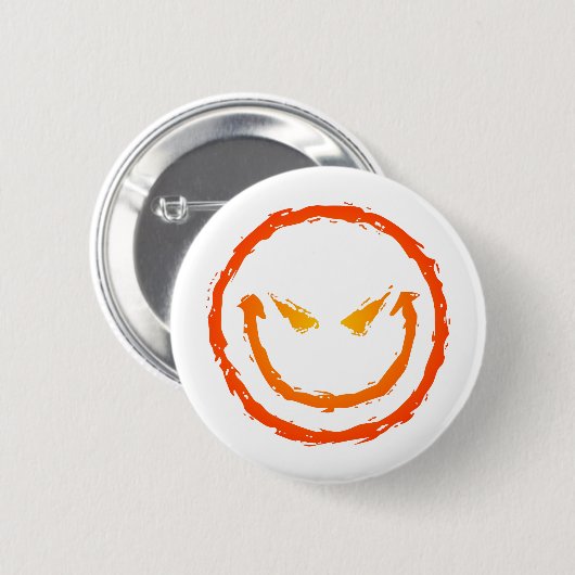 Badge Rond 5 Cm Visage mauvais (Devant & derrière)