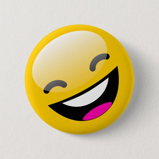 BADGE ROND 5 CM VISAGE RIANT (Devant)