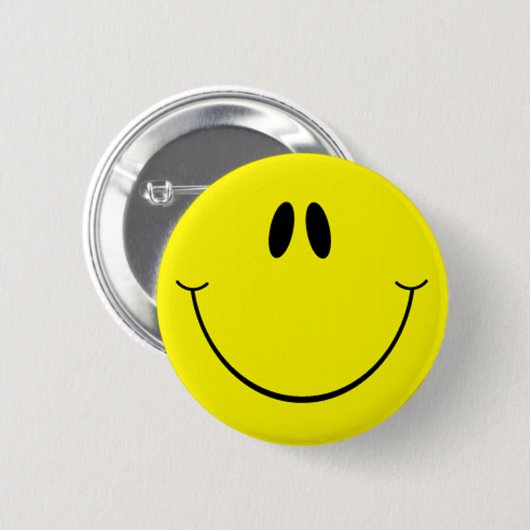 Badge Rond 5 Cm Visage souriant (Devant & derrière)