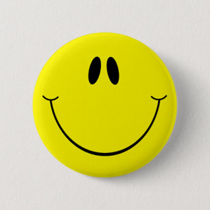 Badge Rond 5 Cm Visage souriant