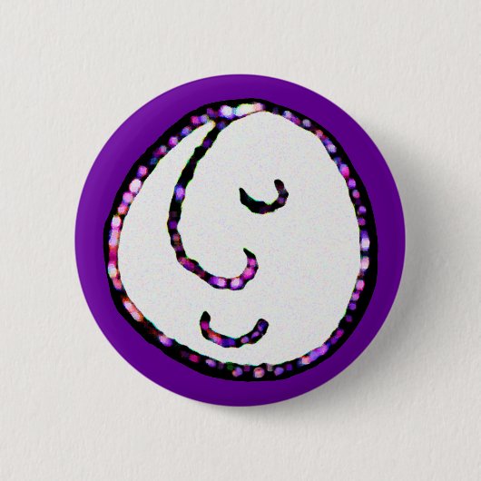 Badge Rond 5 Cm Visage souriant (Devant)