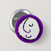 Badge Rond 5 Cm Visage souriant (Devant & derrière)