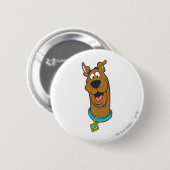 Badge Rond 5 Cm Visage souriant Scooby-Doo (Devant & derrière)