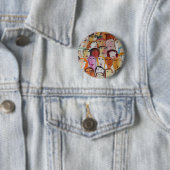 Badge Rond 5 Cm Visages (En situation)