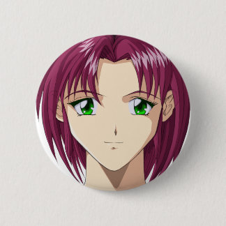 Badge Rond 5 Cm Visages de l'Anime et de la Manga