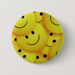 Badge Rond 5 Cm Visages partout