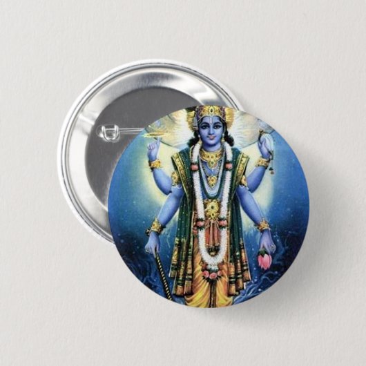 Badge Rond 5 Cm Vishnu (Devant & derrière)