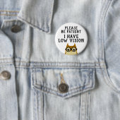 Badge Rond 5 Cm Vision faible (En situation)