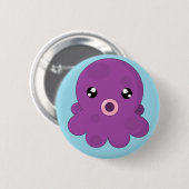 Badge Rond 5 Cm Visqueux le calmar (Devant & derrière)