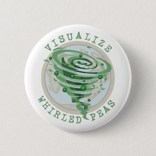 Badge Rond 5 Cm Visualisez les pois tourbillonnés (Devant)