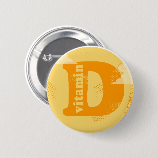 Badge Rond 5 Cm Vitamine D (Devant & derrière)