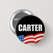 Badge Rond 5 Cm Vitesse d'élection de JIMMY CARTER (Devant & derrière)