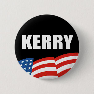 Badge Rond 5 Cm Vitesse d'élection de JOHN KERRY