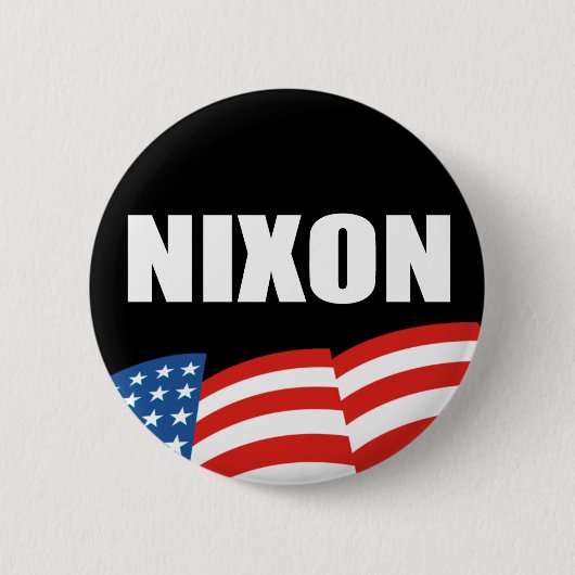 Badge Rond 5 Cm Vitesse d'élection de RICHARD NIXON (Devant)