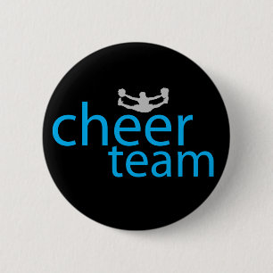 Badge Rond 5 Cm Vitesse sautante d'équipe de pom-pom girl