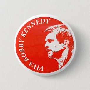 Badge Rond 5 Cm Viva Bobby Kennedy