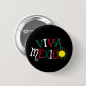Badge Rond 5 Cm Viva Mexico (Devant & derrière)