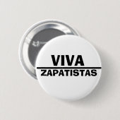 Badge Rond 5 Cm Viva Zapatistas (Devant & derrière)
