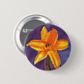 Badge Rond 5 Cm Vivant Jour Lily (Devant & derrière)
