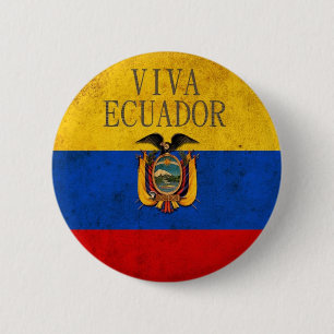 Badge Rond 5 Cm Vivats Equateur