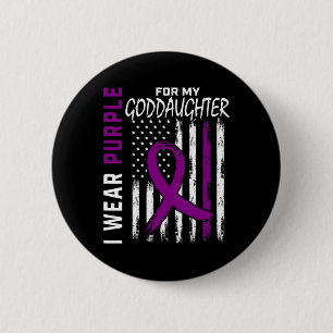 Badge Rond 5 Cm Vive Godgirl Pancréatique Cancer