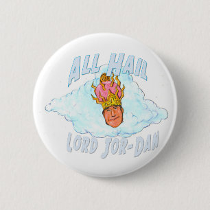 Badge Rond 5 Cm Vive Seigneur Jor-Dan