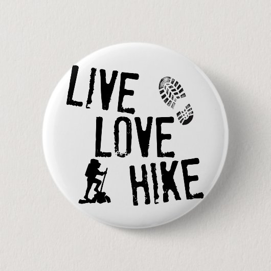 Badge Rond 5 Cm Vivez, aimez, augmentez (Devant)
