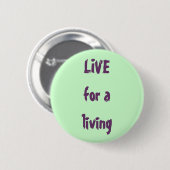 Badge Rond 5 Cm VIVEZ pour vivre (Devant & derrière)