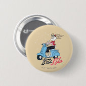 Badge Rond 5 Cm Vivre La Vida Lola Scooter Graphic (Devant & derrière)
