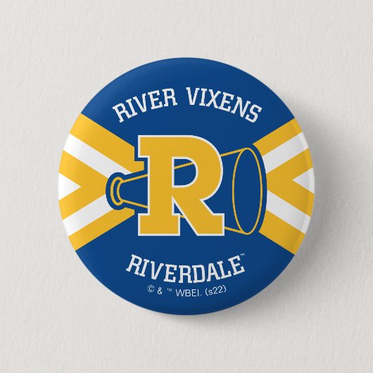 Badge Rond 5 Cm Vixens Cheer Uniform (Devant)