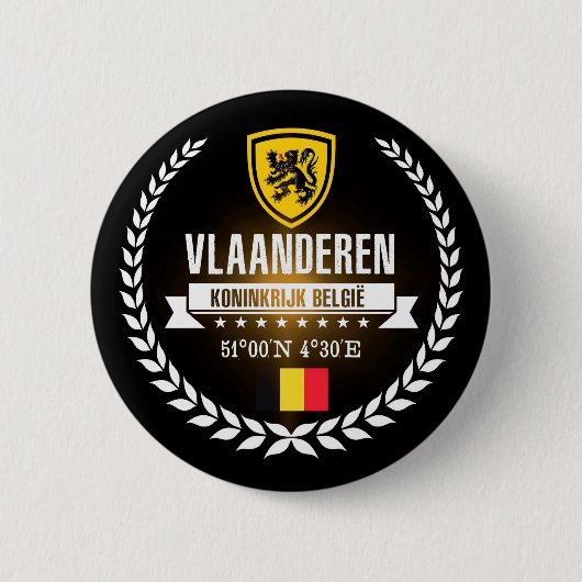 Badge Rond 5 Cm Vlaanderen (Devant)