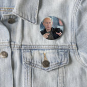 Badge Rond 5 Cm Vladimir Poutine (En situation)